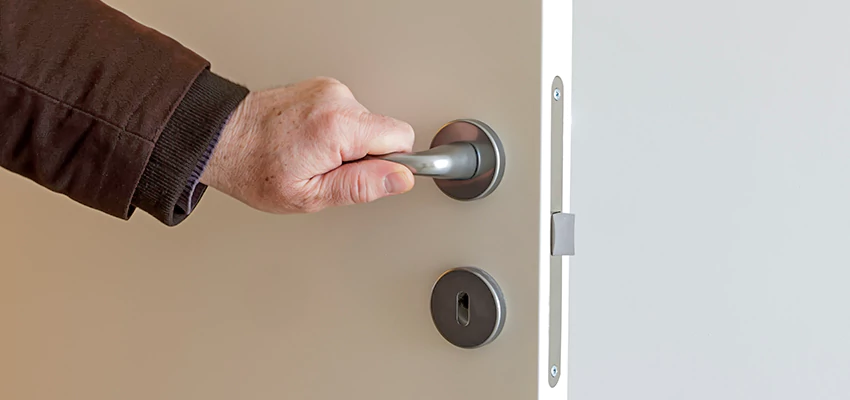 Restroom Locks Privacy Bolt Installation in Franklin, California